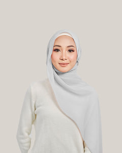 Chiffon Silk in Air Blue | Guzel KL