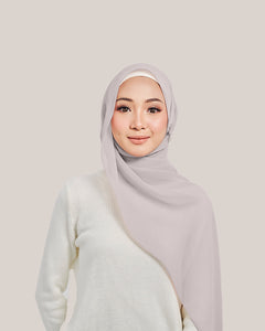 Chiffon Silk in Aerial Mist  | Guzel KL