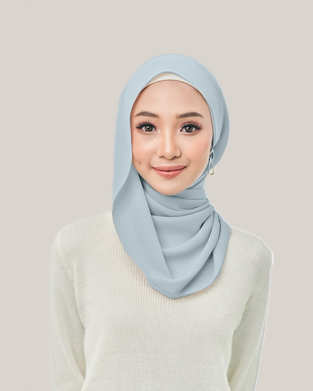 Chiffonlux Babyseam in Artice Ice | Guzel KL