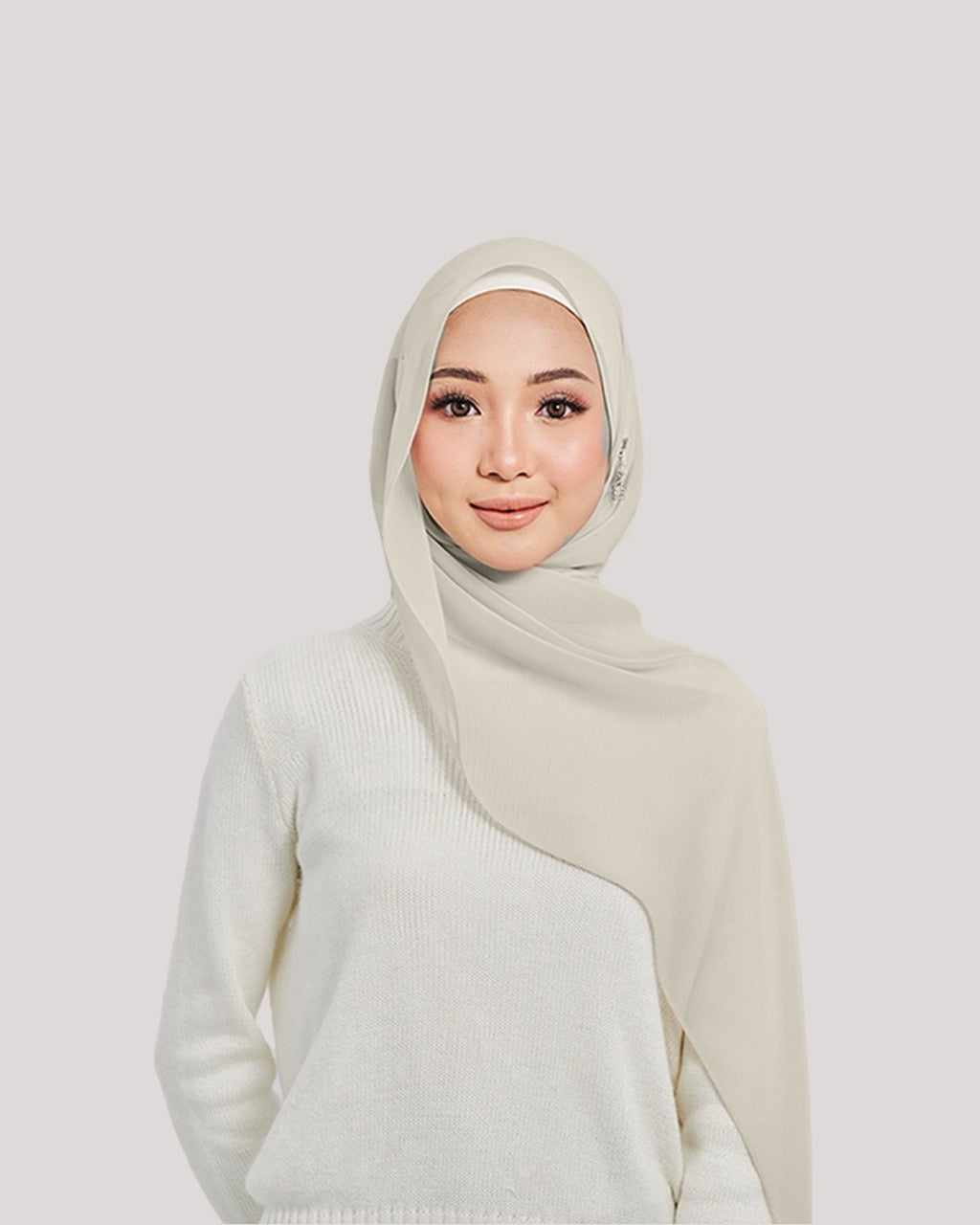 Chiffon Silk in Bare Essential | Guzel KL