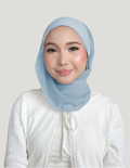 (Essential) Chiffon Silk in Bleau Clair | Guzel KL