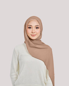 Chiffon Silk in Brown Velvet | Guzel KL