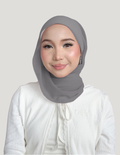 (Essential) Chiffon Silk in Charcoal | Guzel KL