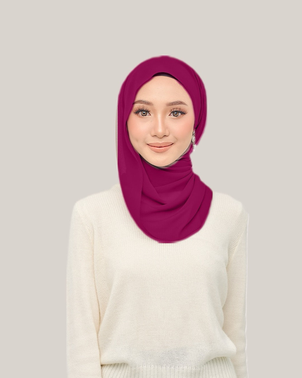 Nawra BABYSEAM in Cherry Merlot  | Guzel KL