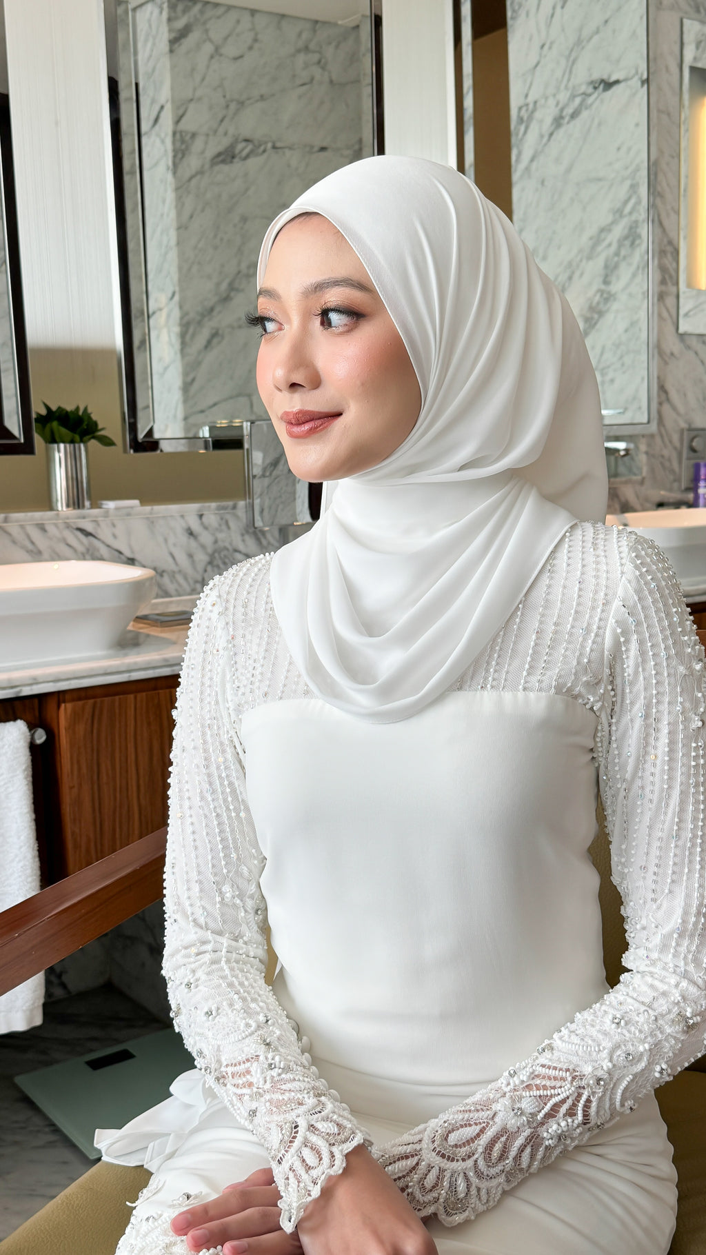 SET 4-Chiffonlux | Chin Inner | Scrunchie | Pin | Guzel KL