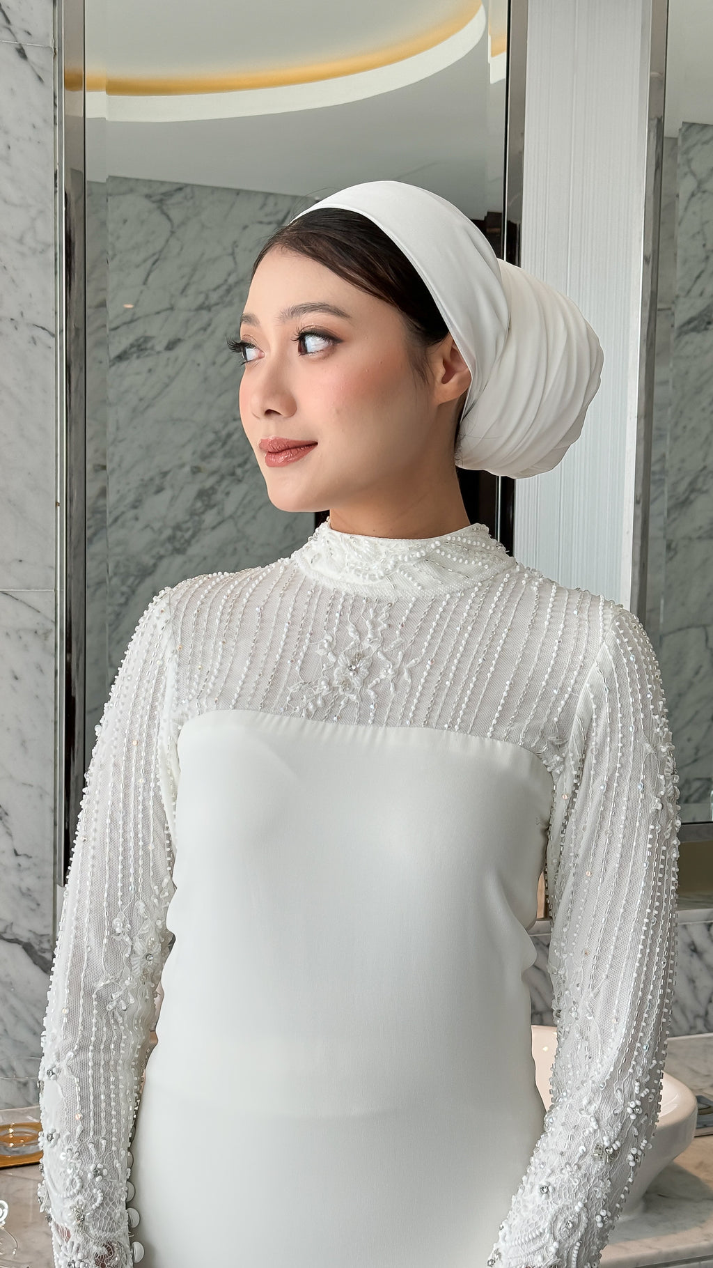 SET 5-Chiffonsilk | Full Inner | Scrunchie | Pin |  Guzel KL