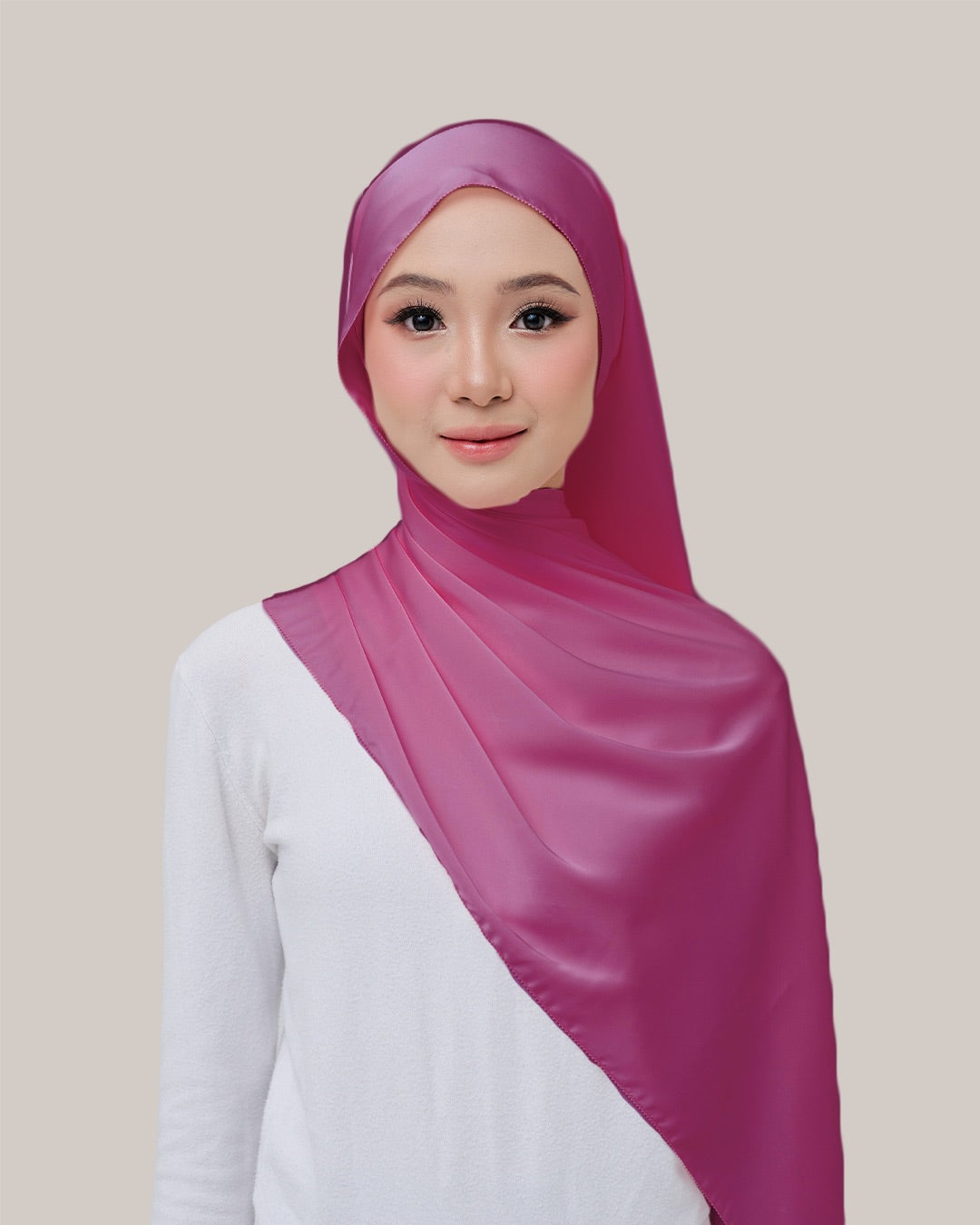 Satin Silk in CiderBerry | Guzel KL