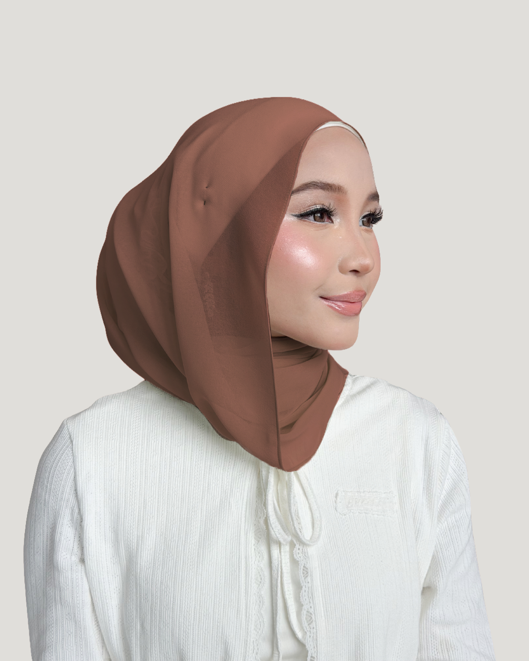 (Essential) Chiffon Silk in Copperwood | Guzel KL