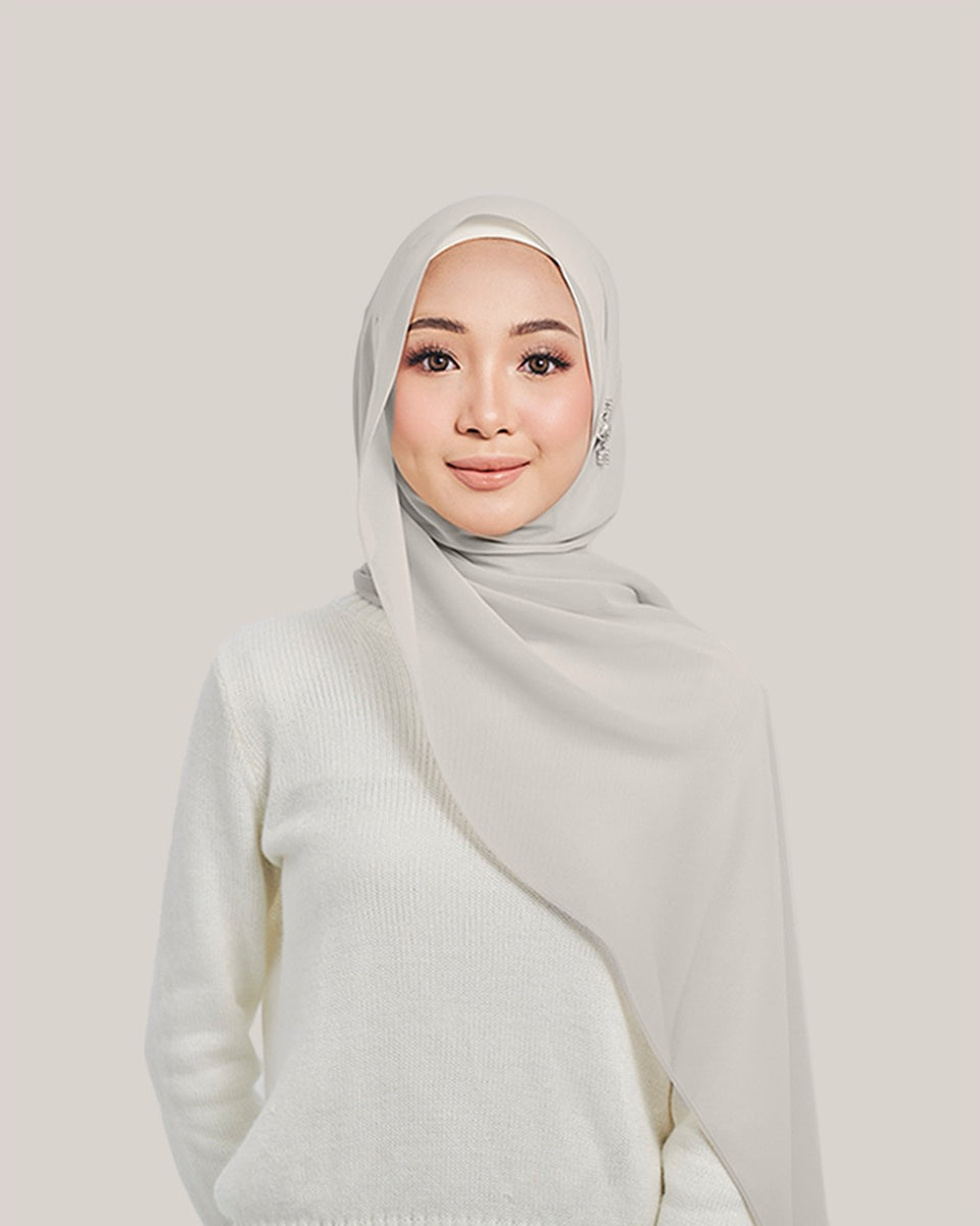 Defect Chiffon Silk in Crisp Linen | Guzel KL
