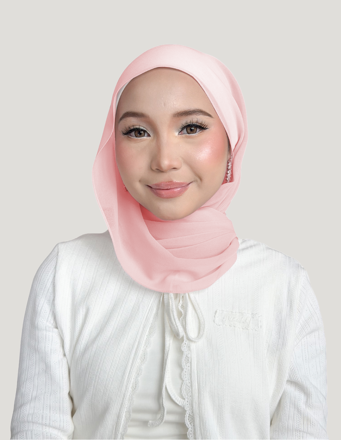 (Essential) Chiffon Silk in Cupid Claudia | Guzel KL