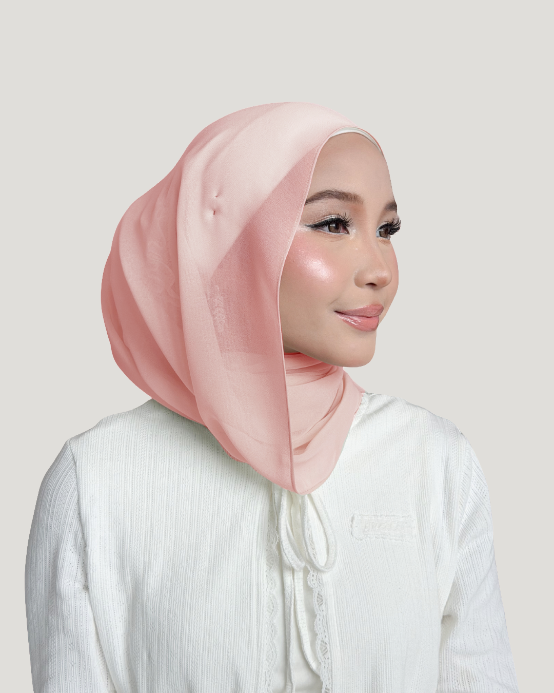 (Essential) Chiffon Silk in Cupid Claudia | Guzel KL