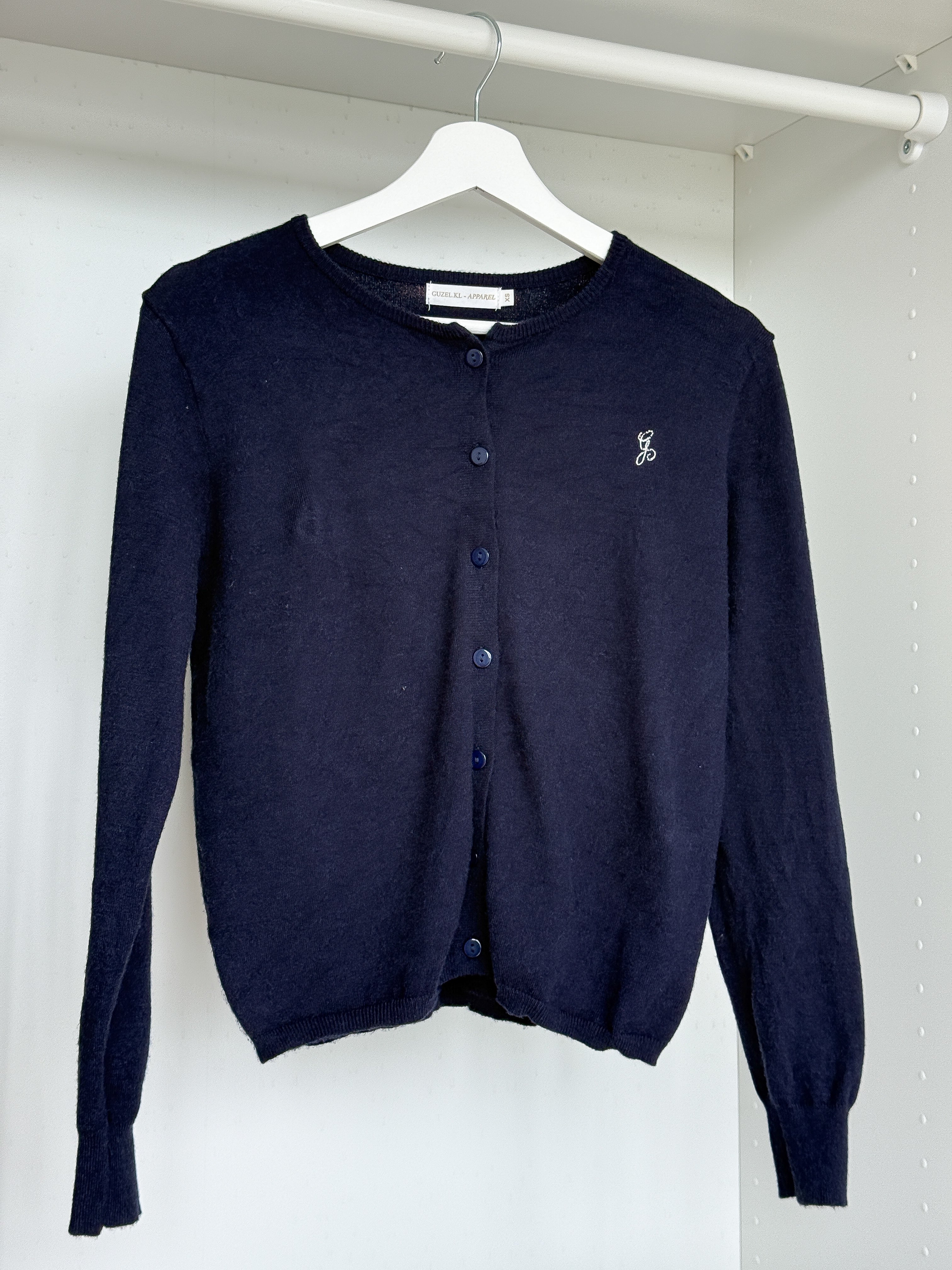 (TOP) Cardigan in Midnight Blue
