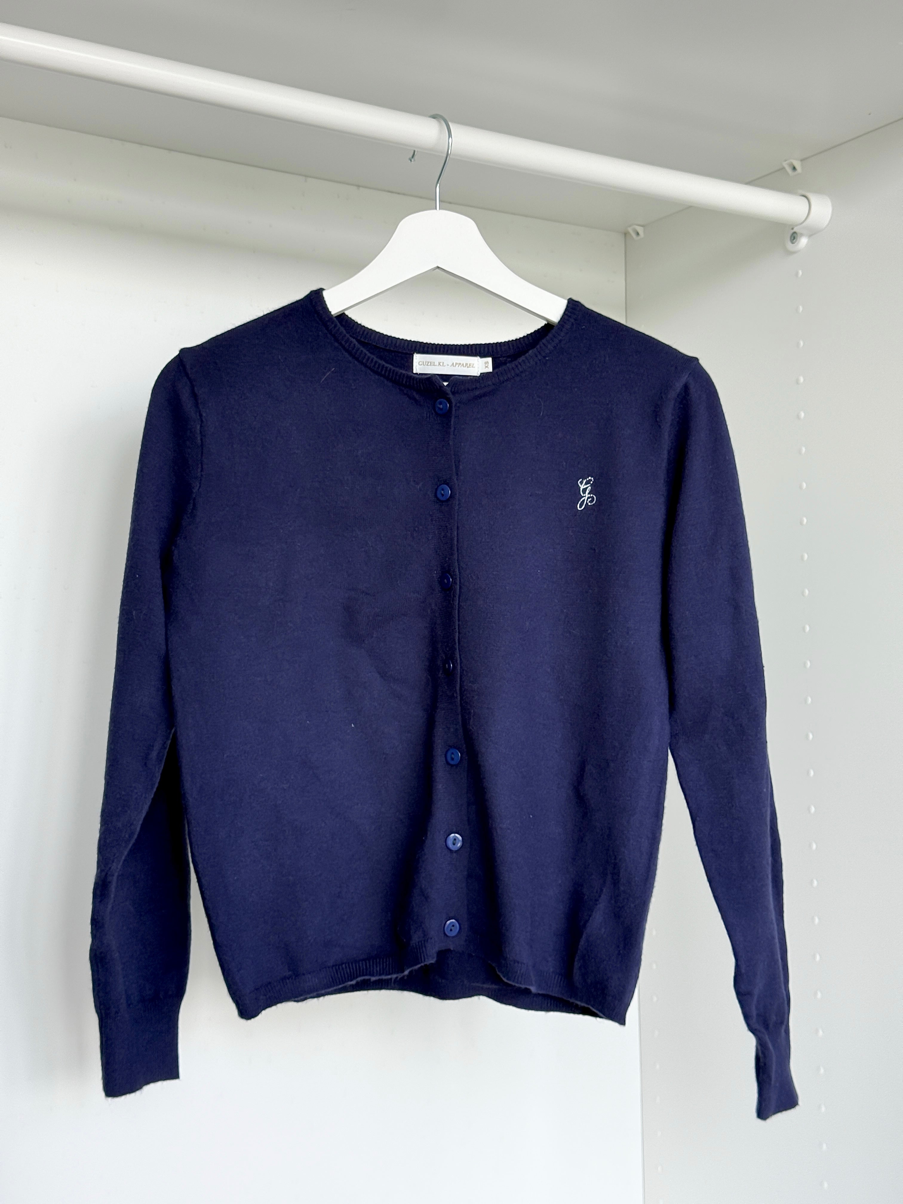 (TOP) Cardigan in Navy Blue