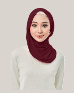 Chiffonlux Eyelash in Deep Wine | Guzel KL