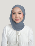 (Essential) Chiffon Silk in Denim Mist | Guzel KL