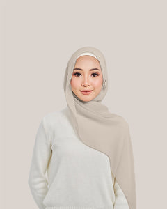 Chiffon Silk in Dusty Dove | Guzel KL