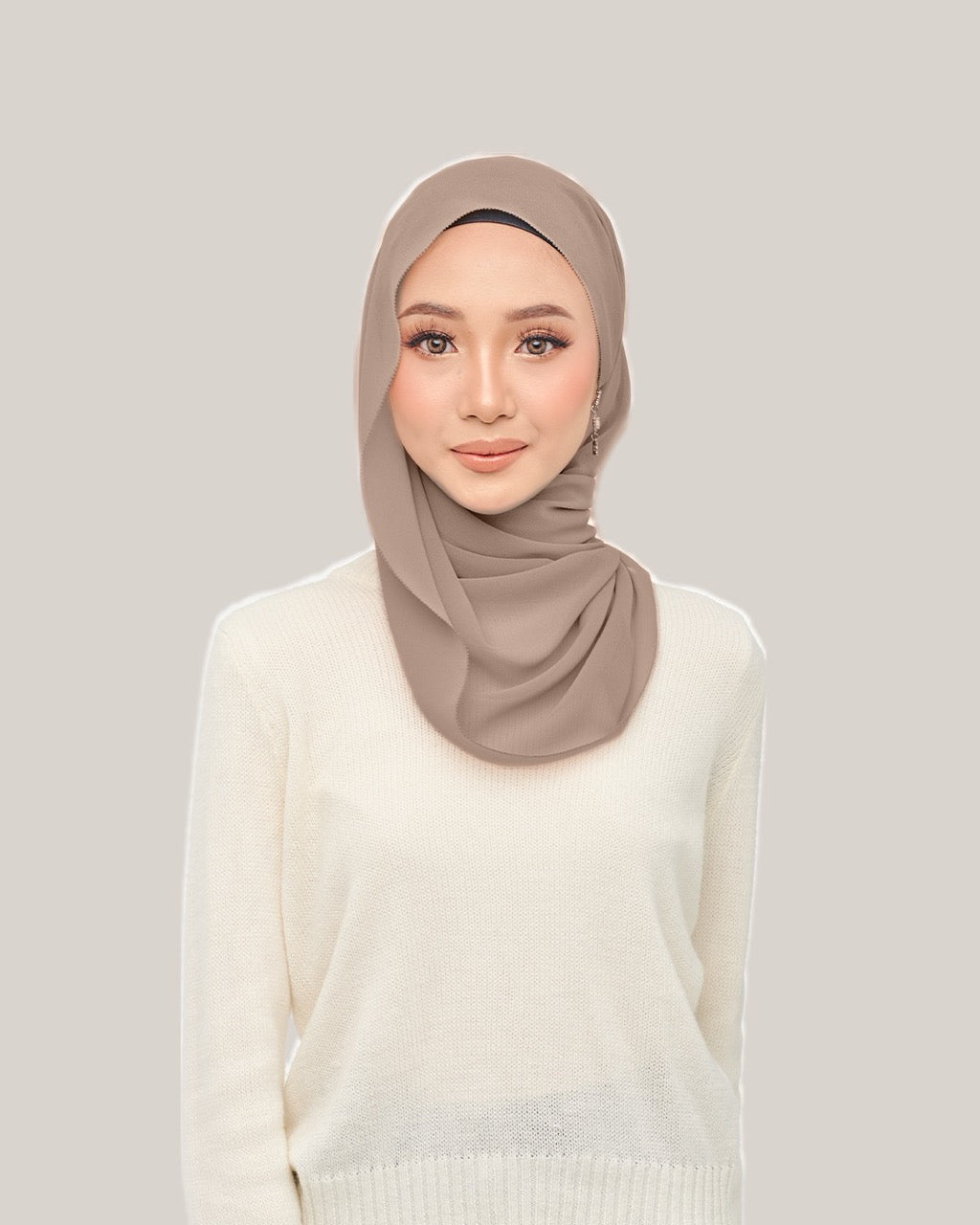 Nawra BABYSEAM in Dusty Cocoa | Guzel KL