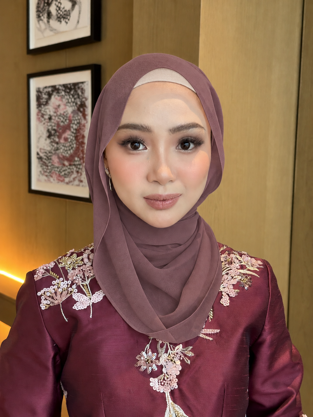 (OG) Chiffon Silk in Dusk Violet| Guzel KL
