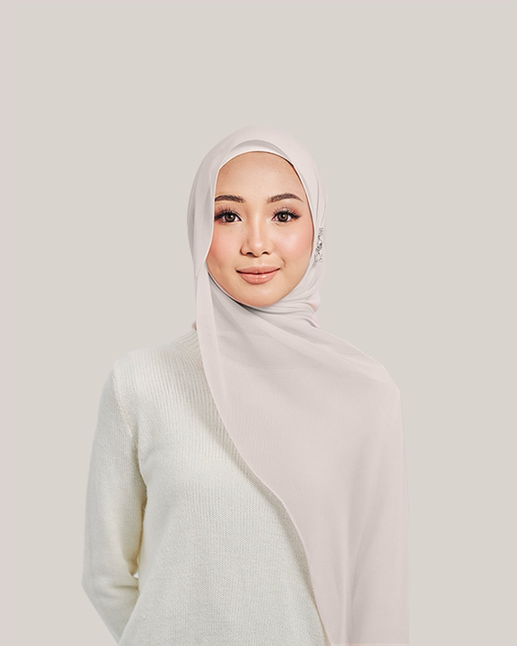 Chiffon Silk in Fairy Wing | Guzel KL