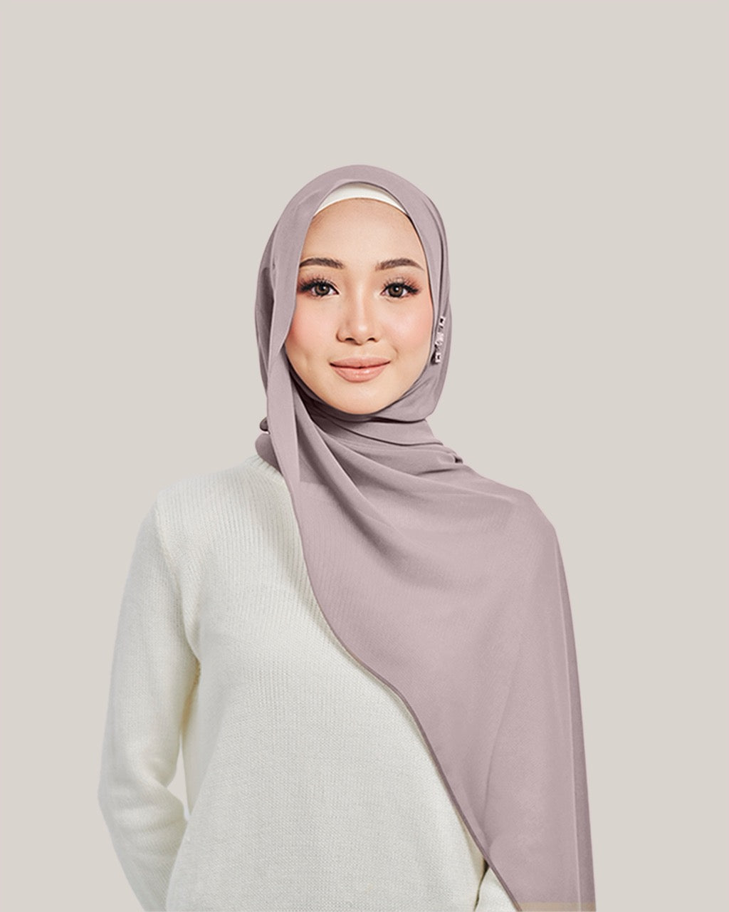 Chiffon Silk in Flint | Guzel KL