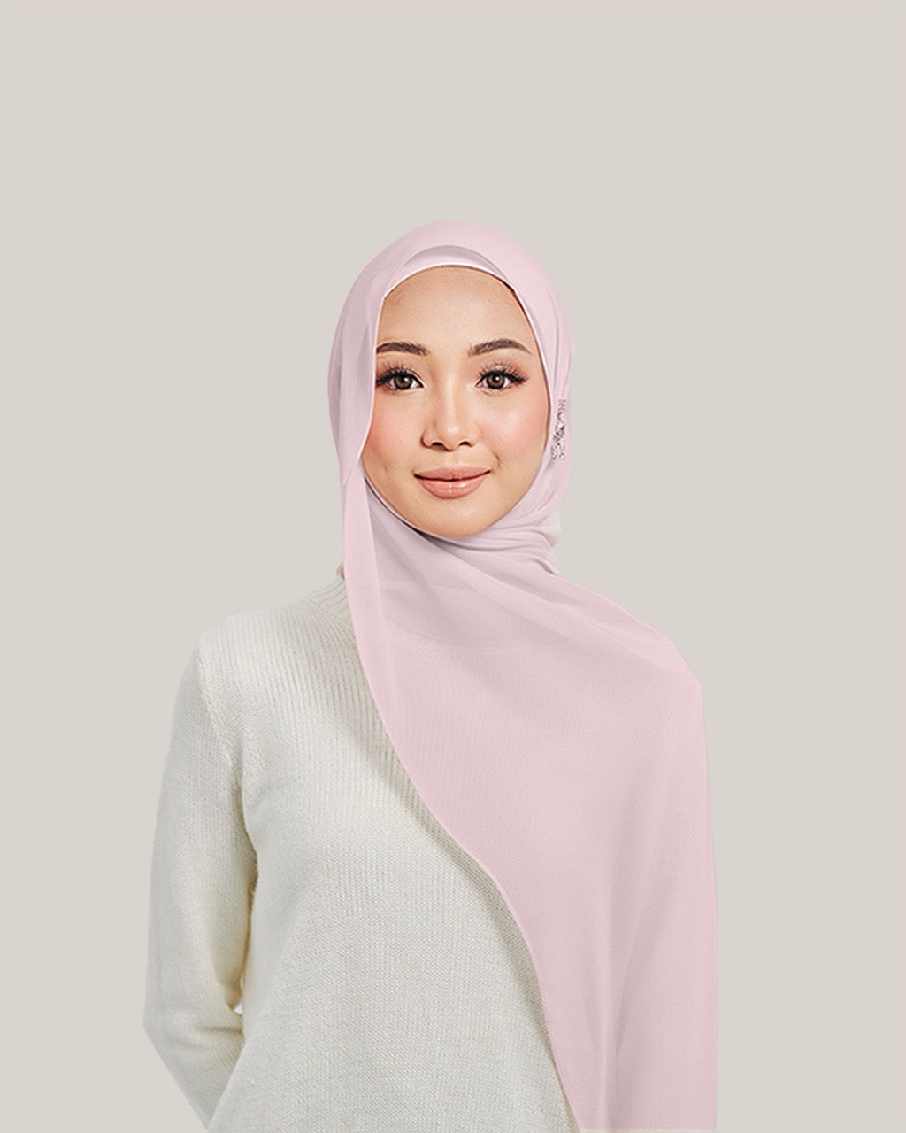 Chiffon Silk in Golden Letters | Guzel KL