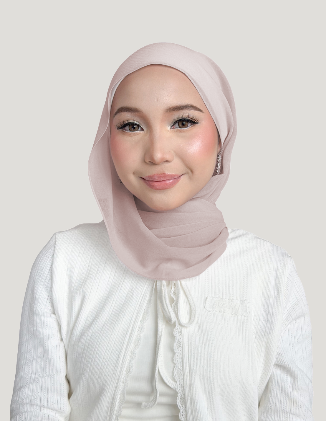 (Essential) Chiffon Silk in Hazelwood | Guzel KL