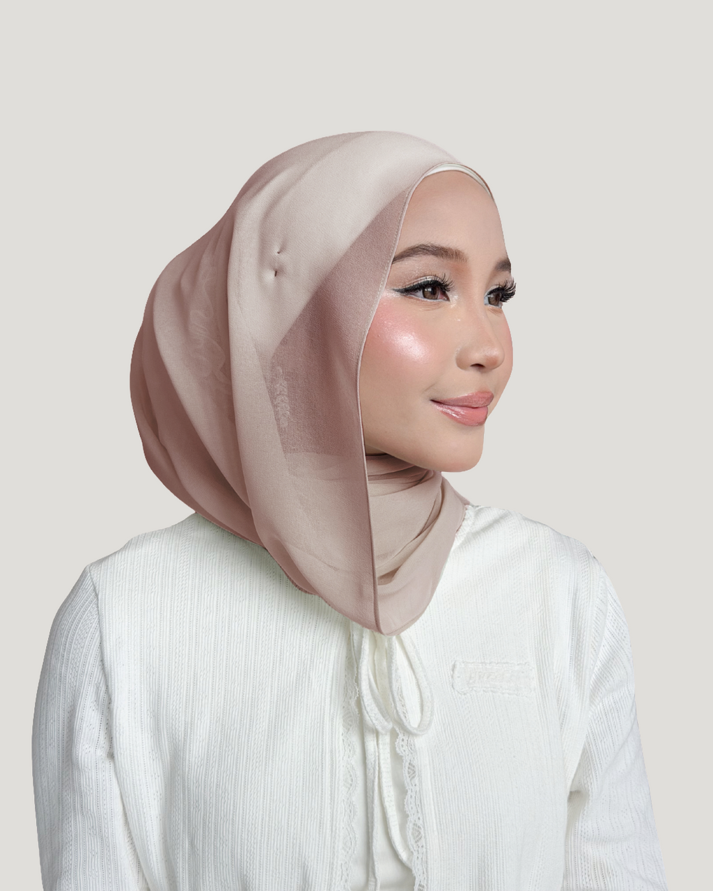(Essential) Chiffon Silk in Hazelwood | Guzel KL