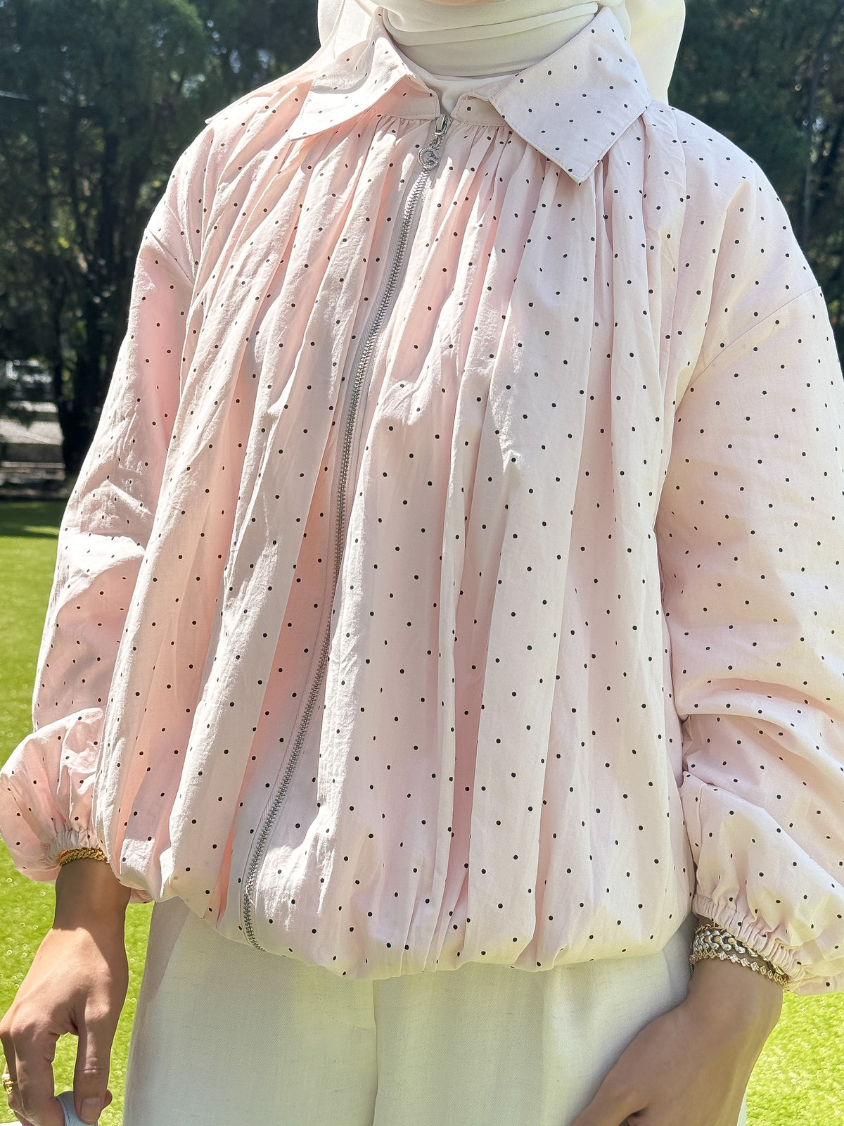 Esme in Pink Polka