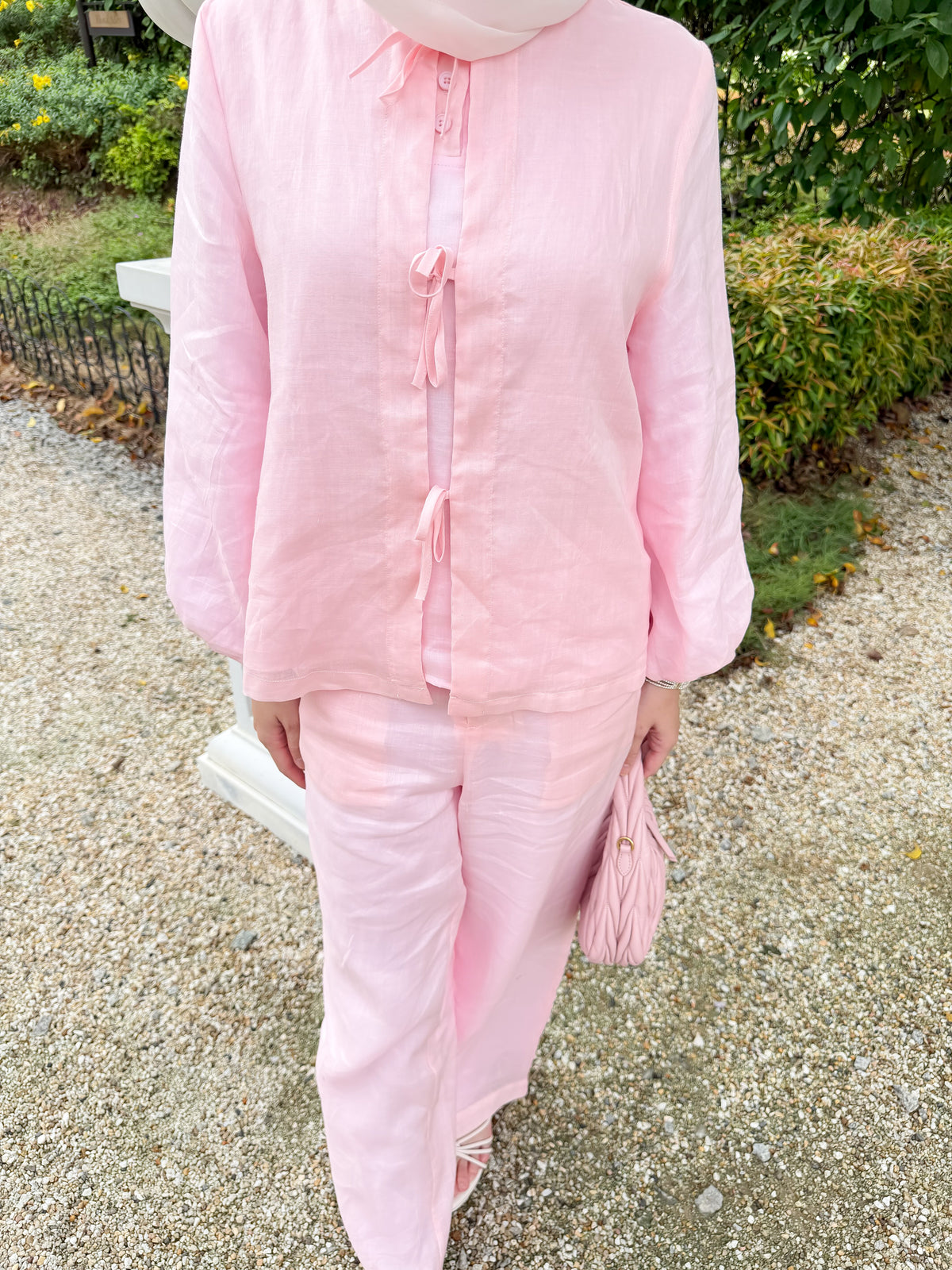 Linne Ribbon in Bubblegum Pink