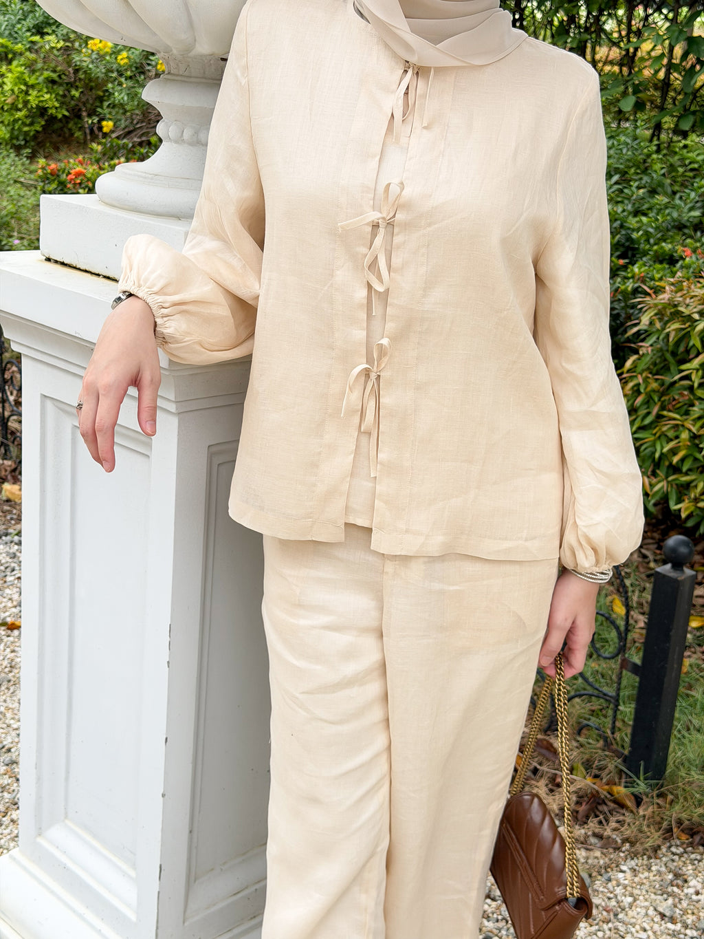 Linne Ribbon in Ivory Cream