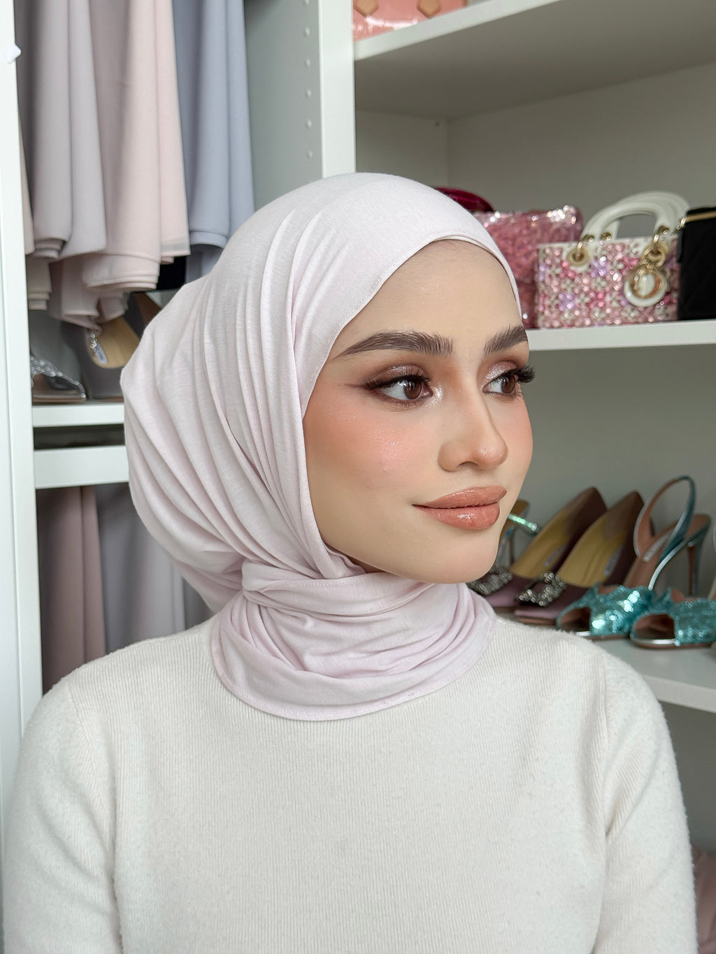 Jersey Hoodie in Ballerine