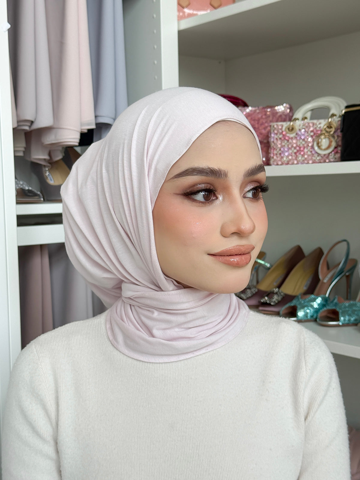 Jersey Hoodie in Ballerina