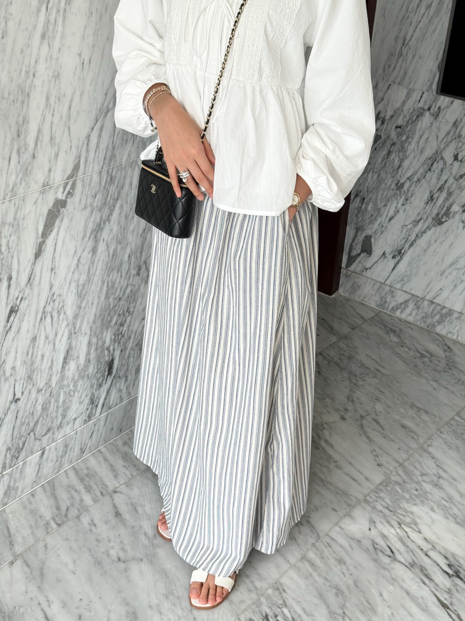 (Skirt) Pearl Poplin