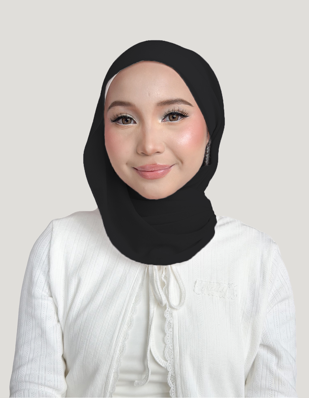 (Essential) Chiffon Silk in Ingky | Guzel KL