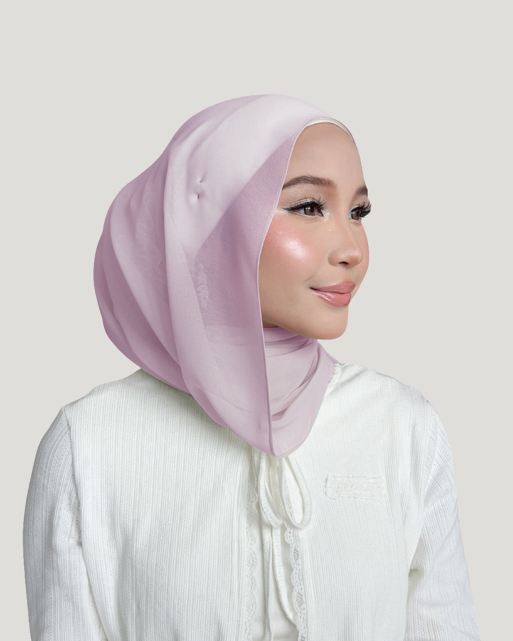 (Essential) Chiffon Silk in Lullaby | Guzel KL