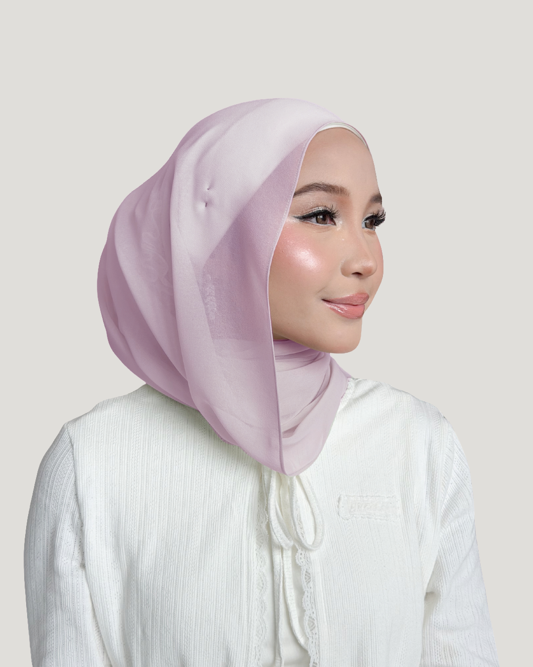 (Essential) Chiffon Silk in Lullaby | Guzel KL