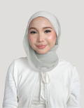 (Essential) Chiffon Silk in Lunar Grey | Guzel KL