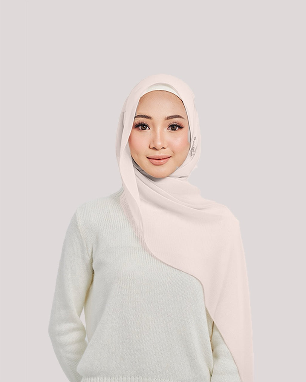 Chiffon Silk in Macaroon | Guzel KL