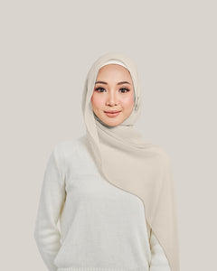 Chiffon Silk in Milky Way | Guzel KL
