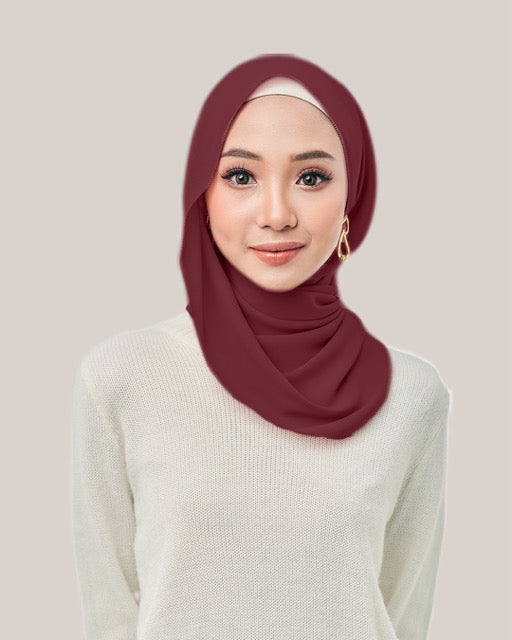 Chiffonlux Babyseam in Moroccan Ruby | Guzel KL