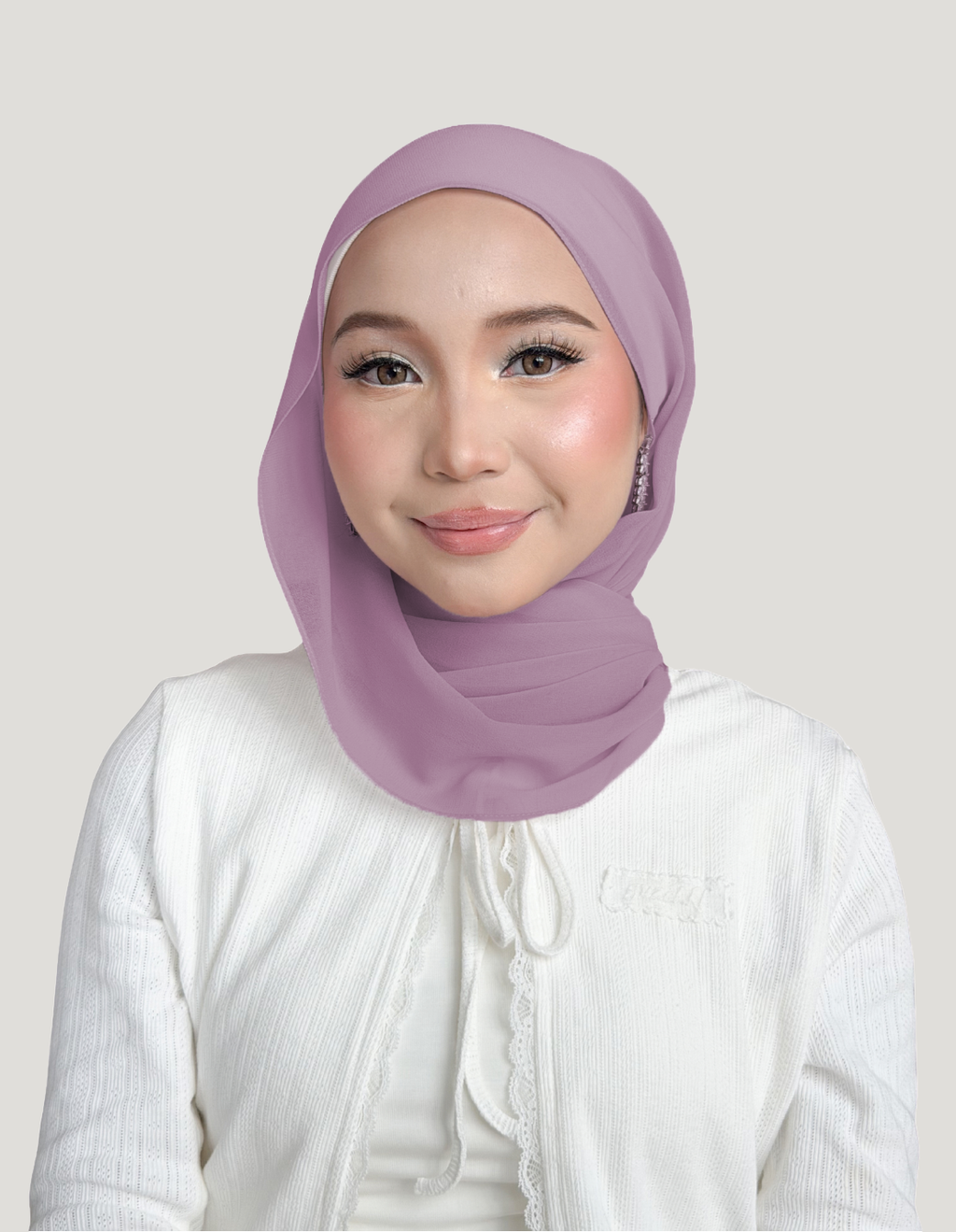 (Essential) Chiffon Silk in Orchid | Guzel KL