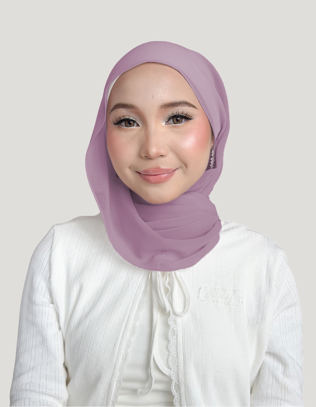 (Essential) Chiffon Silk in Orchid | Guzel KL