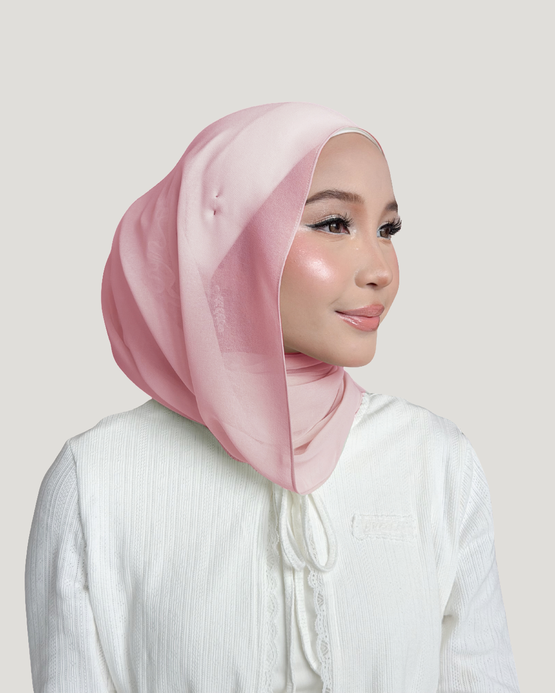 (Essential) Chiffon Silk in Pinkett | Guzel KL