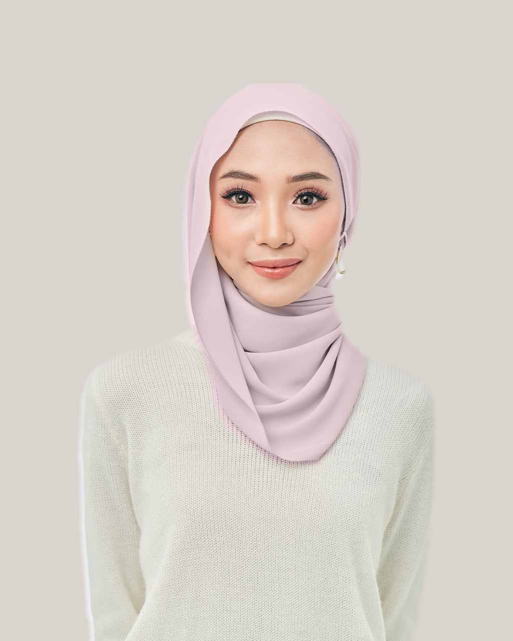 Chiffonlux Babyseam in⁠ ⁠Pinky Beige  | Guzel KL