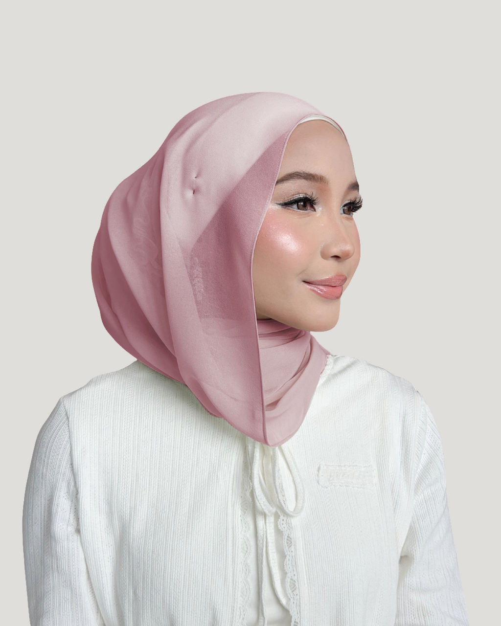 (Essential) Chiffon Silk in Poise | Guzel KL