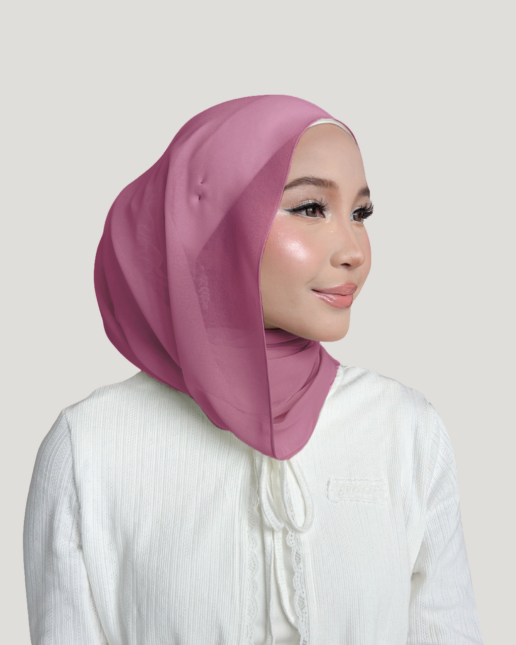 (Essential) Chiffon Silk in Poppy | Guzel KL