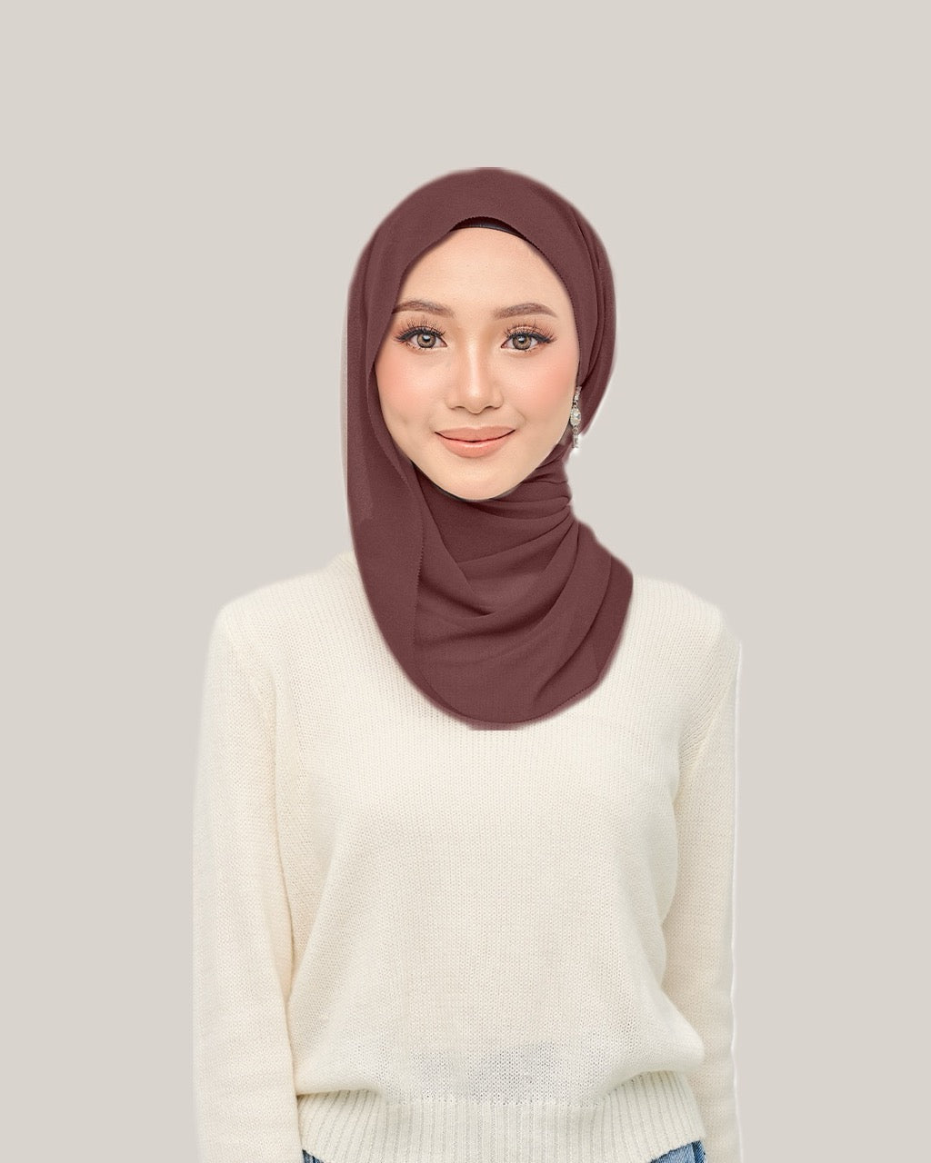 Nawra EYELASH in Rich Walnut | Guzel KL