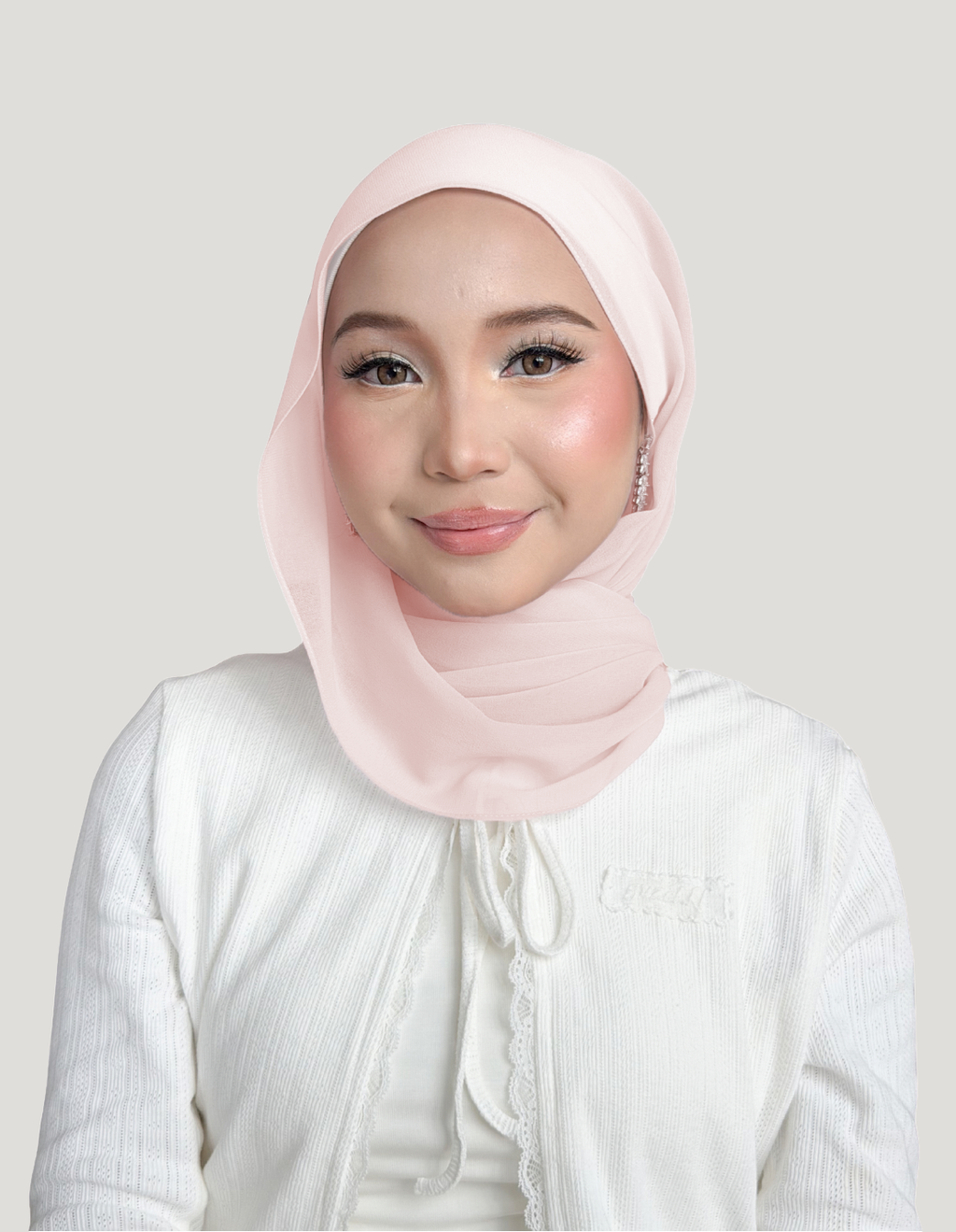 (Essential) Chiffon Silk in Sakura | Guzel KL