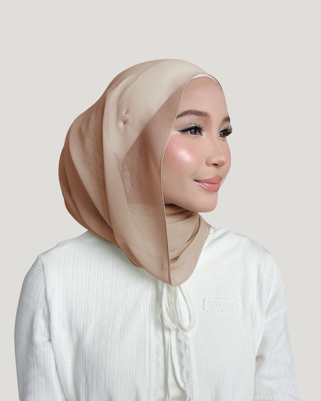 (Essential) Chiffon Silk in Sandveil | Guzel KL