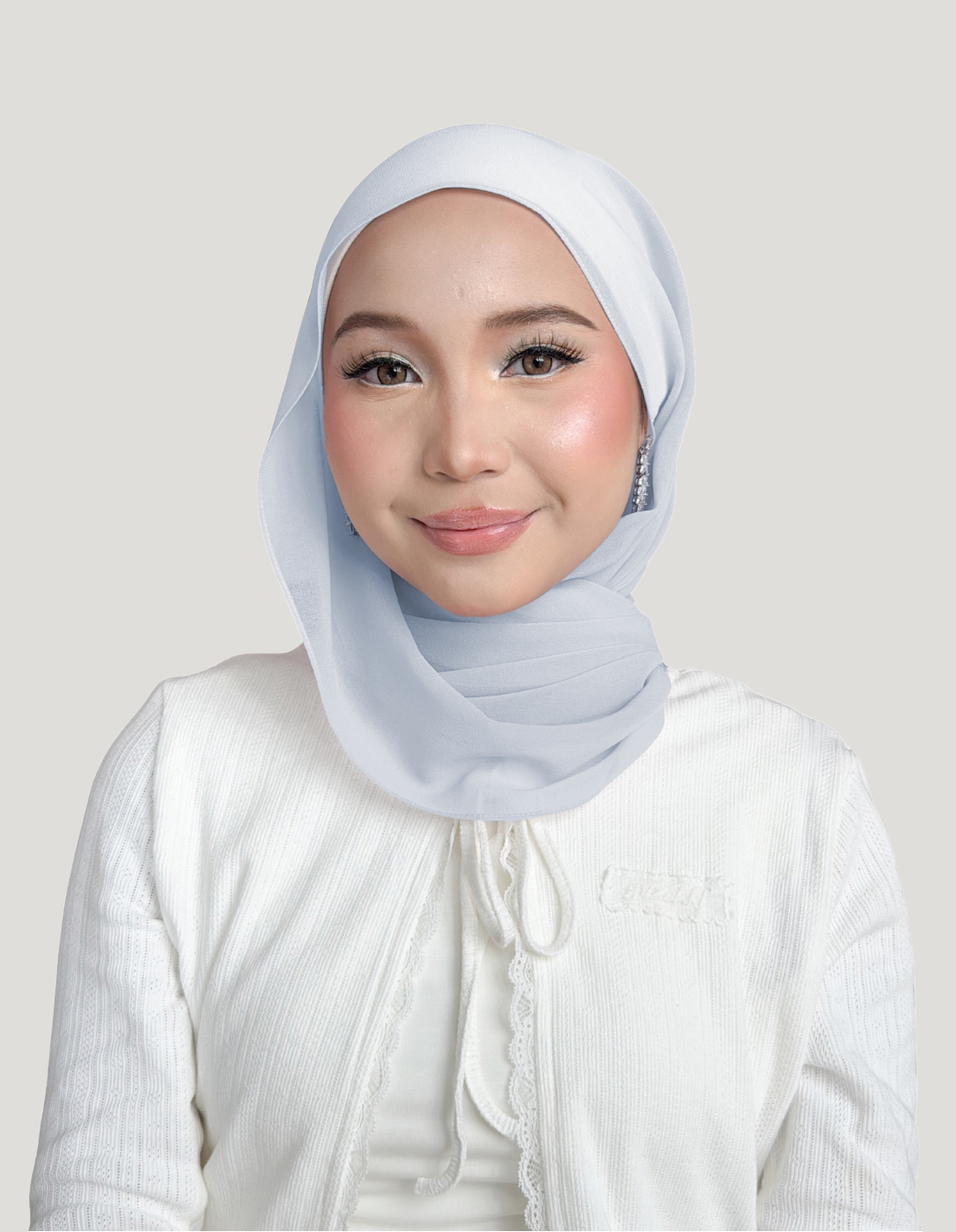 (Essential) Chiffon Silk in Skyveil | Guzel KL
